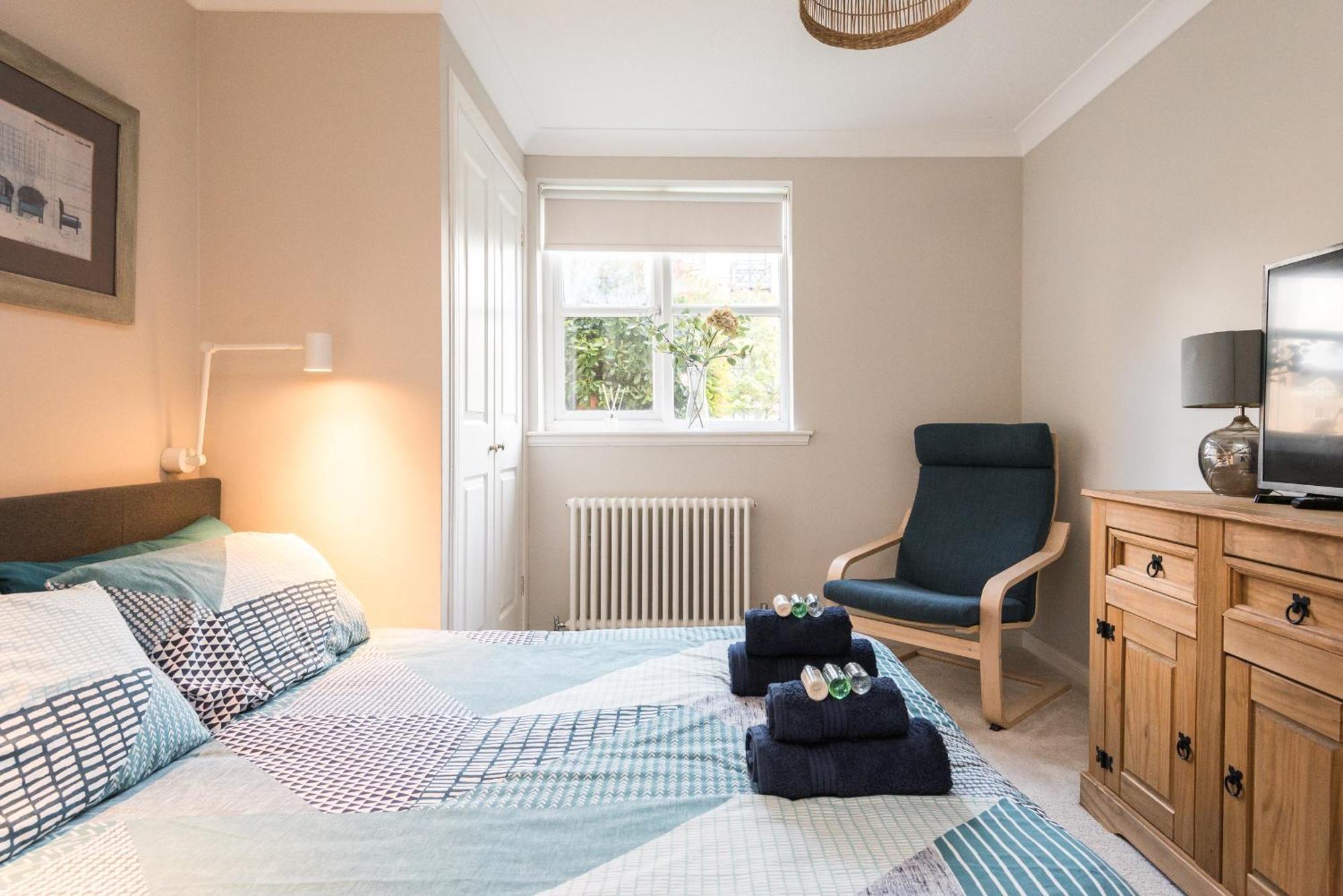 Cosy Roseburn Apartment, Edinburgh - 2 Bedrooms, Free Parking Exterior foto